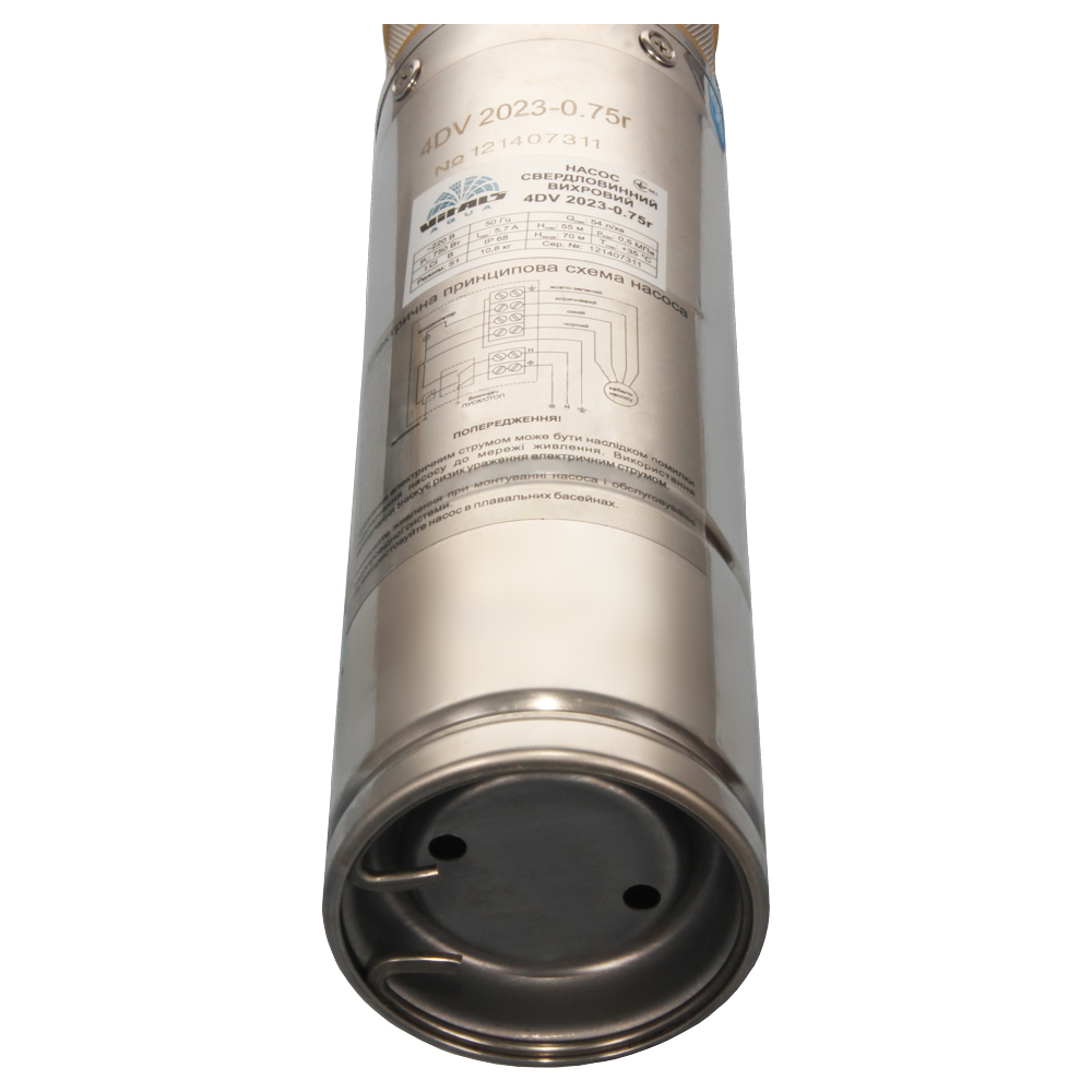 Насос заглибний свердловинний вихровий Vitals Aqua 4DV 2023-0.75r